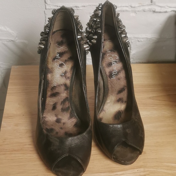Never worn Sam Edelman's spiky black heels - Picture 3 of 4